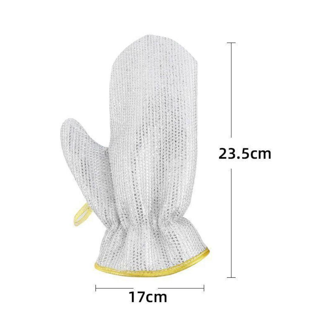 insulation Kitchen Gloves Waterproof Washing Glove Steel Wire Cleaning Gloves  Household