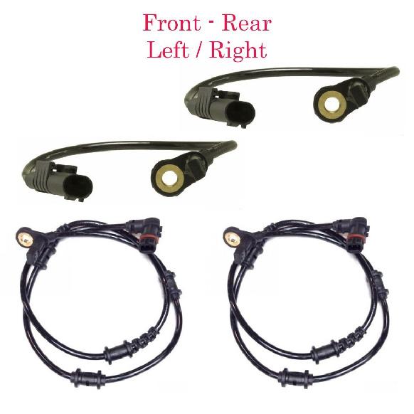 4x ABS Wheel Speed Sensor Front Rear Left/Right  Fits Mercedes Benz Series GL ML