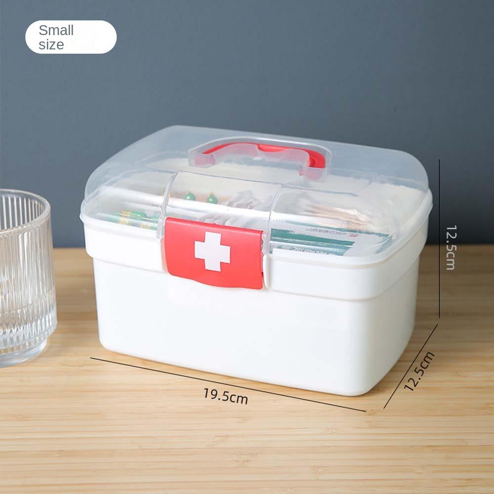 Large Capacity Large Pill Box Portable Pill Storage Organizer Granule Storage Box  Storage
