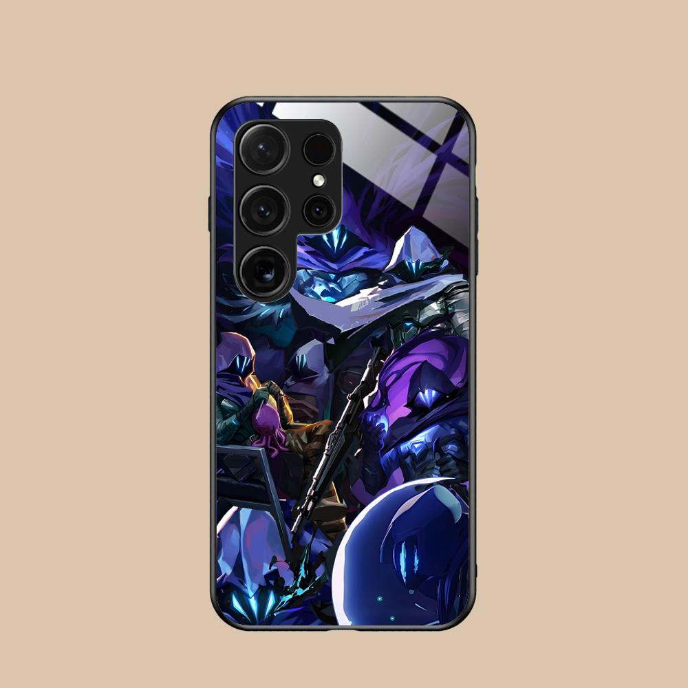 

Чехол Valo Omen для Samsung Galaxy S26 S25 S24 S23 S22 S21 S20 Note20 Plus FE Ultra Стеклянная защитная крышка Galaxy S23