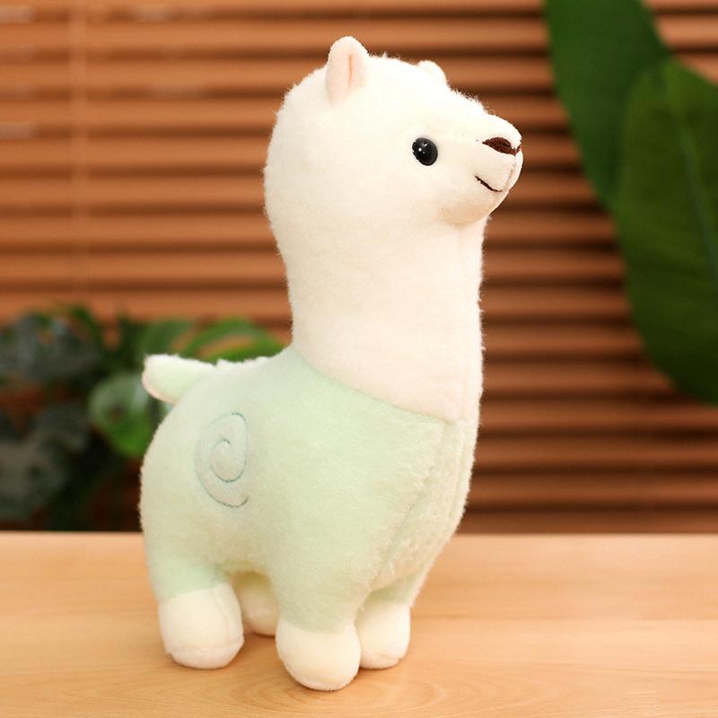 Simulation Alpaka Puppe Plüschtier *** Puppe Zoo Ausstellung Firma Kindergeschenk