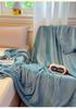 Class A Flannel Blanket: Multi-functional Solid Color, Perfect for Home & Office, Suitable for Mothers & Babies, Available In Single or Double Sizes