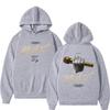 Michael Jackson Signature Microphone Hand Pattern Hooded Sweatshirt for Autumn-Winter Streetwear Pullover Shirt