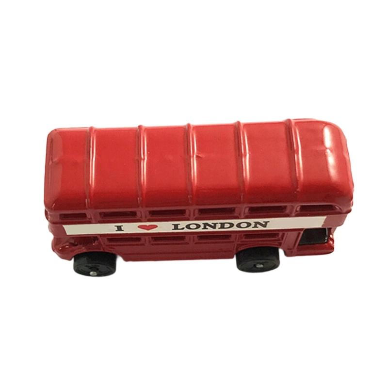 

Decorative British Bus And Telephone Booth Magnet Enhances Space With English Decoration 3D Landmark Magnets