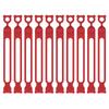 10pcs Silicone Cable Ties Self-Locking Cable Holder Colorful Flexible Cable Winder Wire Organizer For TV Charging Cable Storage