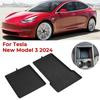 Center Console Organizer Tray Storage Box Stowing Tidying Lower Bottom Mat Tray Cup Pads For New Tesla Model 3 Highland 2026