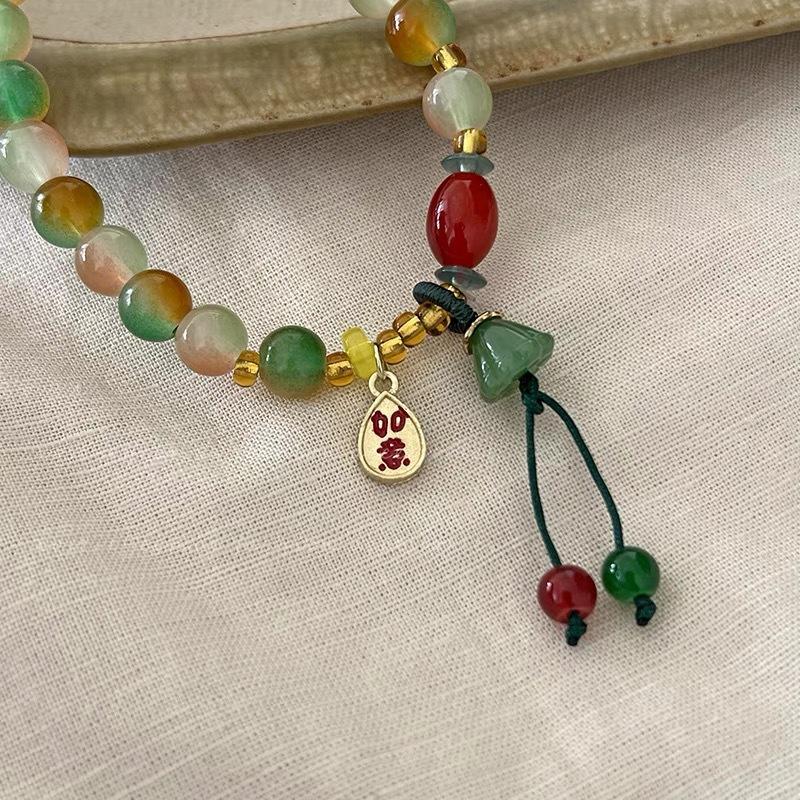 Lianlian Ruyi Bracelet Ins National Style Glazed Bracelet Versatile Premium Antique Bracelet