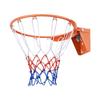 Basketball Rim, Wall Door Mounted Basketball Hoop, Heavy Duty Q235 Basketball Flex Rim Goal Replacement with Net, Standard 18" Indoor and Outdoor