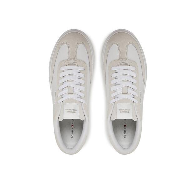 Мужские кроссовки Tommy Hilfiger Th cupset summer lth fm0fm05487 белые