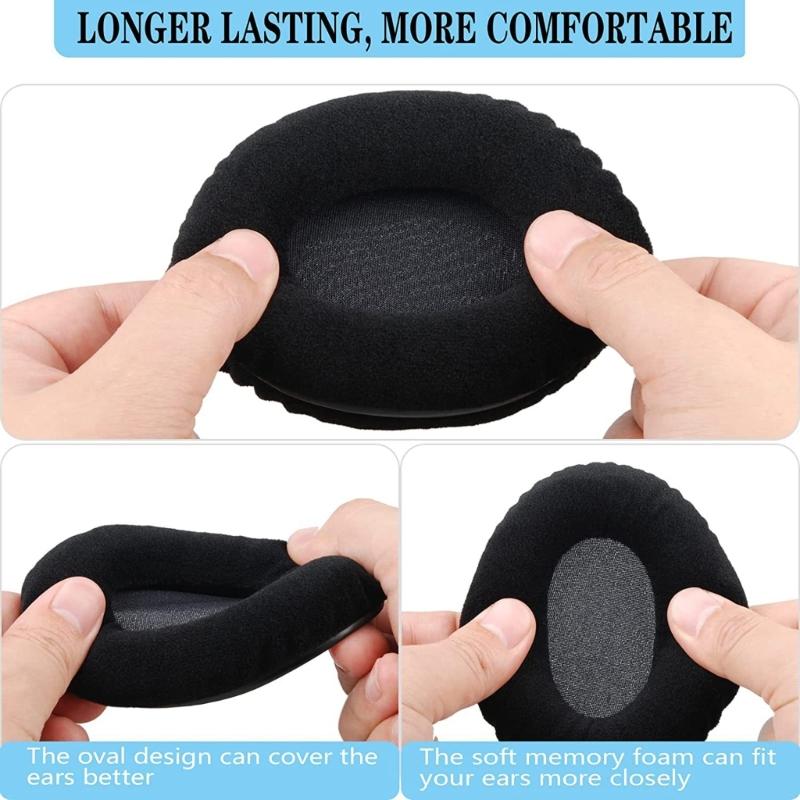 Soft Earpads Ear Pads for HyperX Cloud2 Earphone Memory Foam Earcups Easily Replaced Ear Cushions Sleeve Replacement