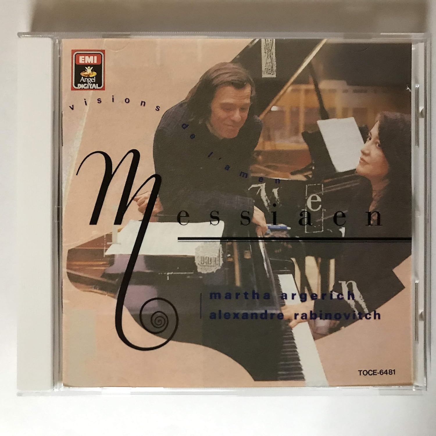 

CD MARTHA ARGERICH - Messiaen: Visions de lAmen TOCE6481PROMO Japan ObiClassical Used