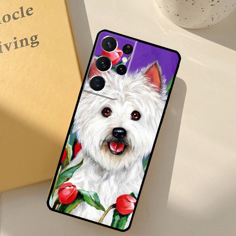 Shih Tzu Dog Phone Case For Samsung Galaxy S25 S20 S21 S22 S23 S24 Ultra S9 S10 Plus S25 FE Cover Shell