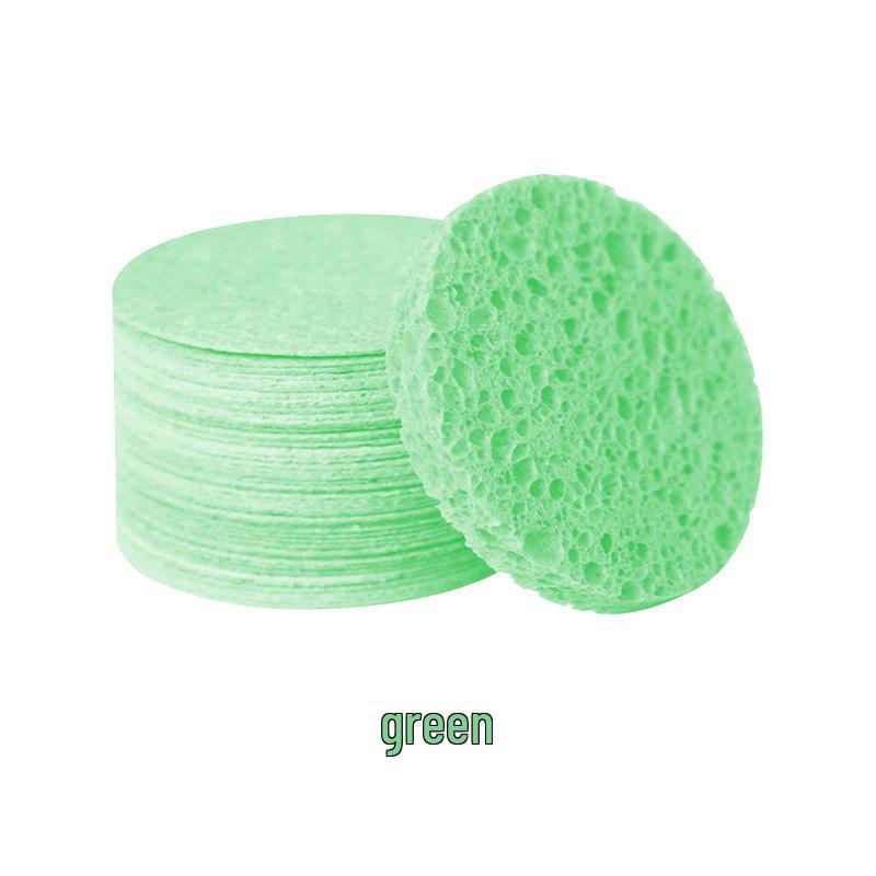 Compressed Wood Pulp Kitchen Sponge - Expanding, Non-Stick, Oil-Resistant Dishwashing Sponge