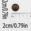 (50Pcs/pack)2cm 2-Hole Coconut Shell Pattern Circular Wooden Button Jeans Bags Use Buttons Garment Sewing Decorative DIY