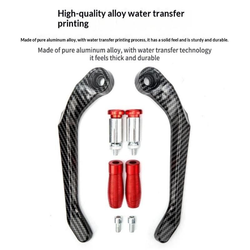 1 Pair Motorcycle Die-Casting Aluminum Alloy Handlebar Brake Clutch Lever Hand Guard Protector Modification Accessories Handguard
