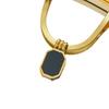 Hot Selling Necklace Black Square New Niche Collarbone Chain