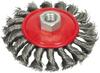 Vorel Conical Brush 100Mm, Twisted Wire, Thread, 06977