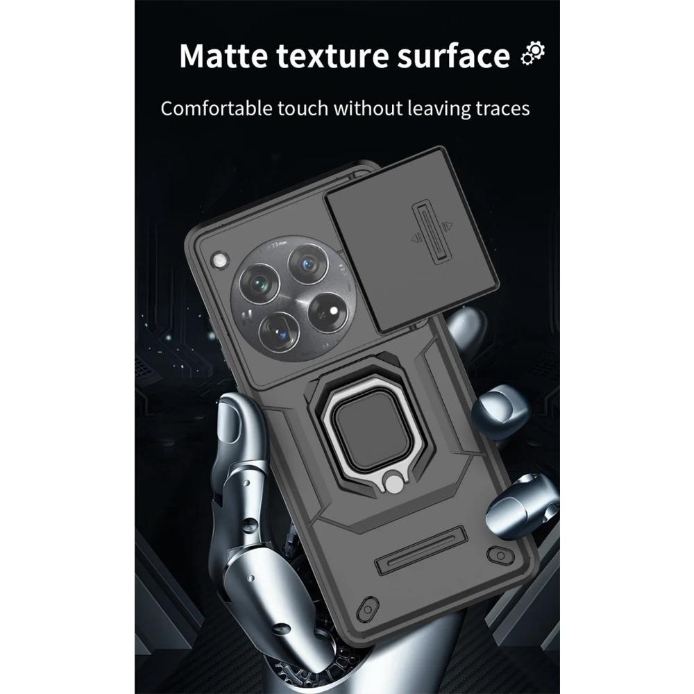 Magnetic Holder Armor for OnePlus 12 12R 11 11R Nord CE 3 Lite N30 5G Case Lens Protection Ring Cover Business Full Protection Cover