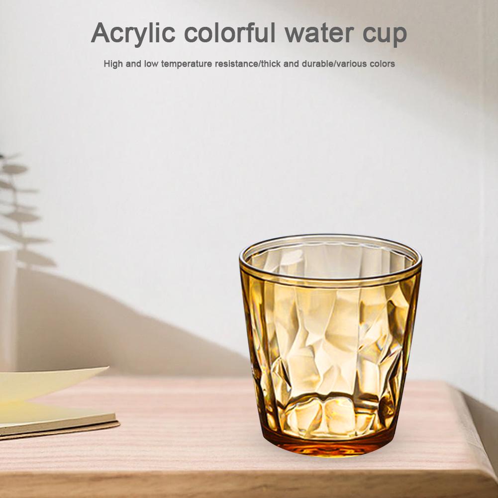 Vasos de Plástico para Beber de 210 ml Taza Reutilizable para Beber Agua Irrompible Vasos Clásicos Herramientas de Cocina Comedor Bar
