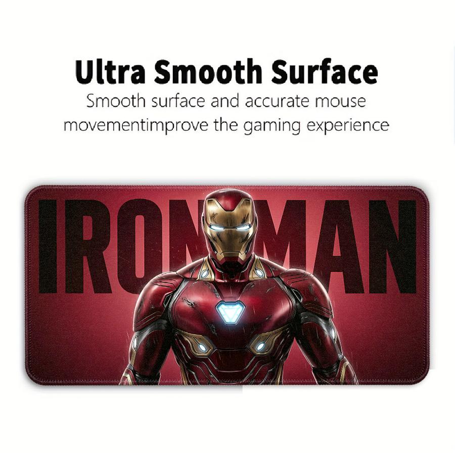 Mouse Pad Desk accessories Game Console Pad Computer Laptop Pad Keyboard Mouse Pad office Pad overlock Marvel Iron Man Cool