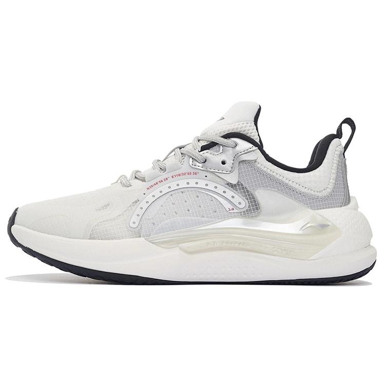 Li-Ning Spark 3 White Silver Men s AGLS061-2 EU 46⅓