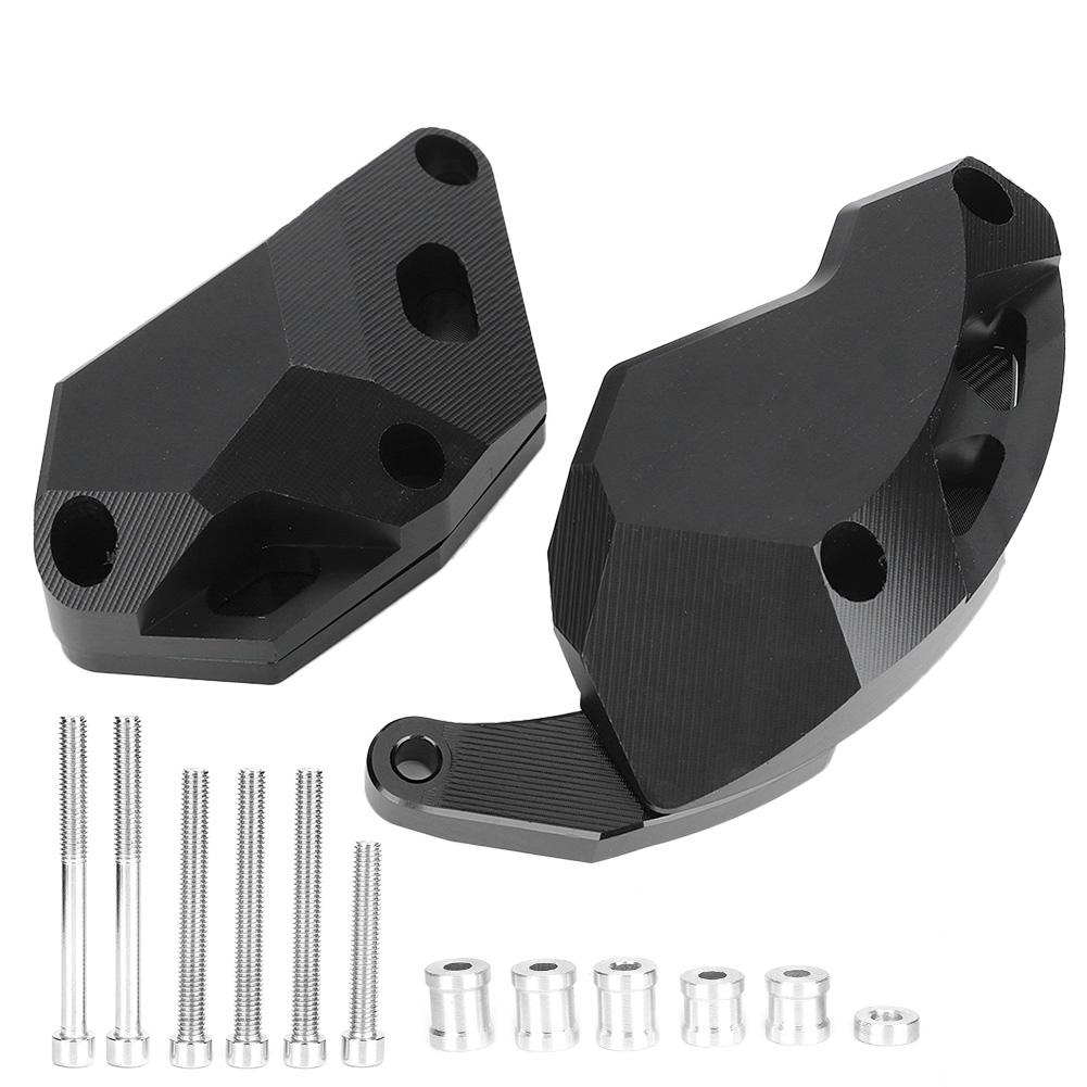 Motorcykel Motorskydd Slider Krockskydd Skydd Passar Kawasaki Ninja ZX‑10R 11‑17 Svart