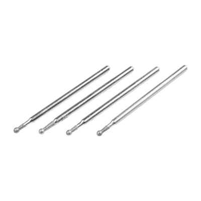 2mm Drill Circular Head Diamond Coated Drill Grinding Drill High Hardness Mounted Points Round Ball Coated Spherical New