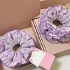 Luxurious Hair Accessory Pleated Hair Tie Elastic Hair Band Offering Comfort And Style For Women Embracing Stylish Look
