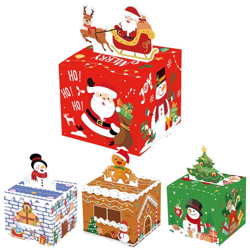 Money Pull-Out Gift Box Christmas Creative Surprise Cash Pull Gift Box Interesting DIY Packing Box Fun Surprise  Merry Christmas