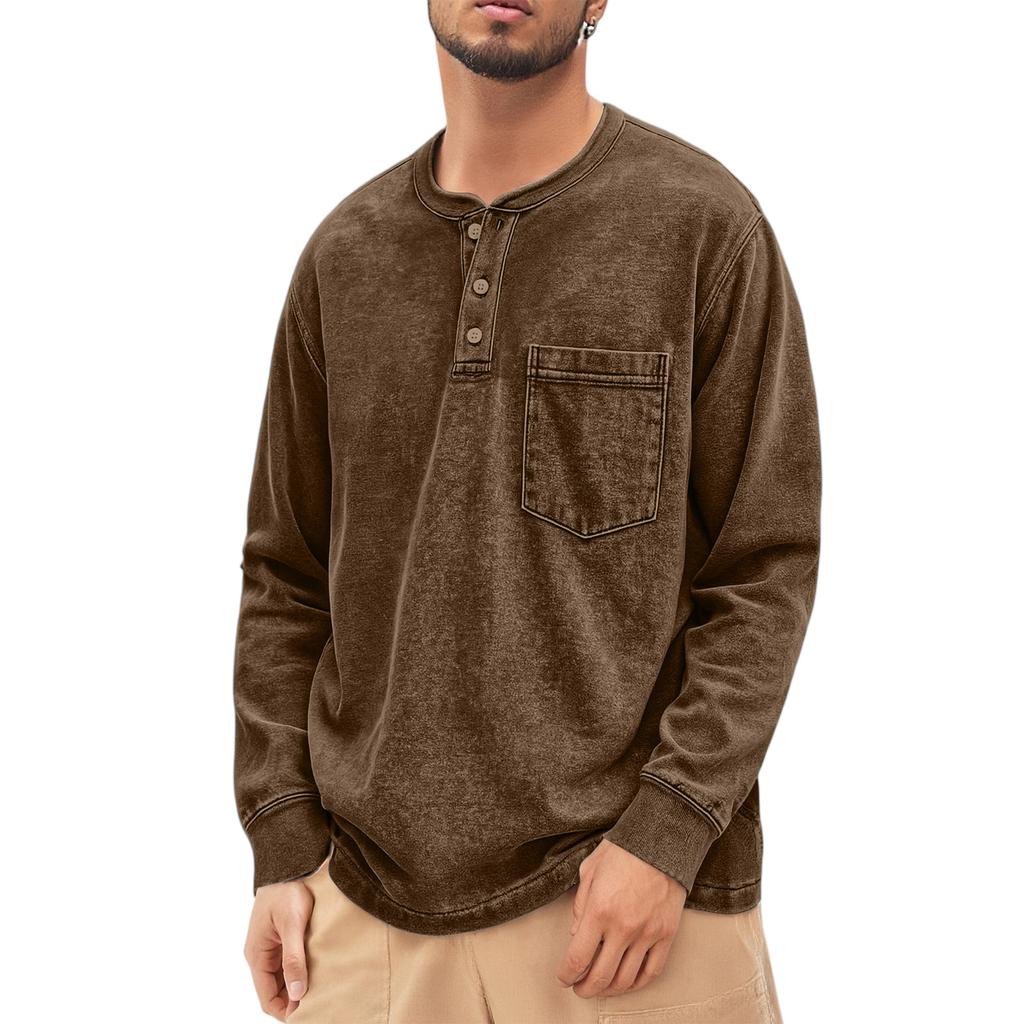 Men's  Trend  Loose  Round Neck  Hoodie  Long Sleeves  Leisure