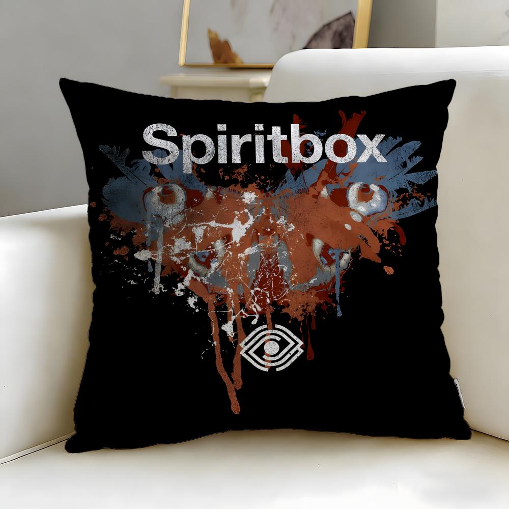 Beliebte Band Spiritbox Kissenbezug Weich Leicht zu waschen Kissenhülle Vielseitig für Sofa Bett Reise und Büro