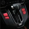 Red Interior Gear Shift Box Gears button Trim 4pcs For Honda CR-V CRV 2017-2021