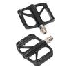 MEROCA Bicycle Pedals Mountain Bike Aluminum DU Bearing Pedals for Road Bikes RX2 Black
