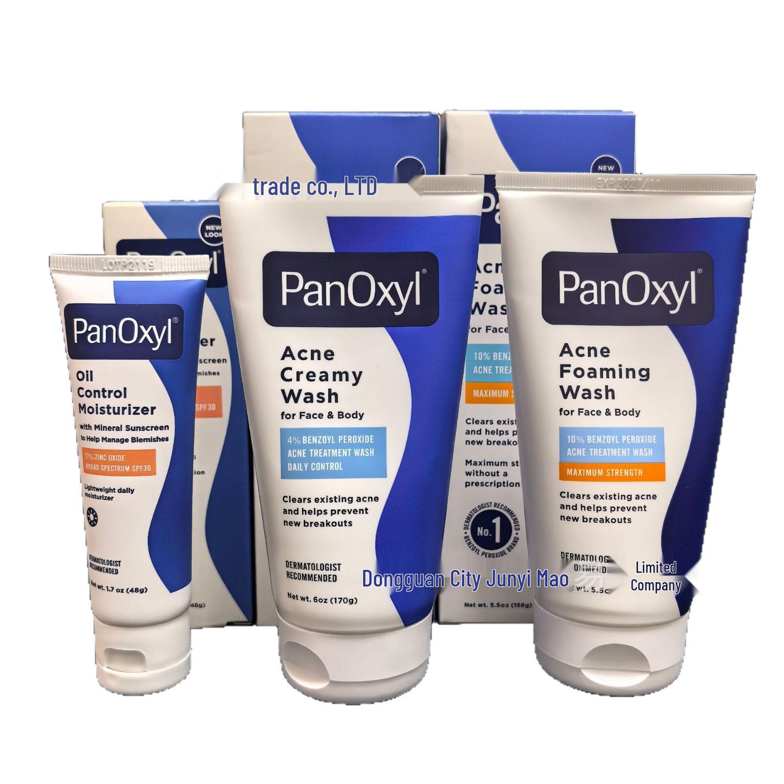 

PanOxyl 10% Benzoyl Peroxide Facial & Body Cleanser - Gentle Unclogging Acne Removal Cream 170g Old Version