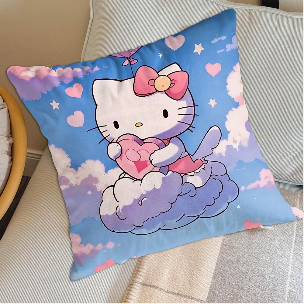 Pink Christmas Cushion Covers Living Room Kawaii HHellokittyes Pillow Cases Decorative Cushions Cover for Sofa Sleeping Pillows