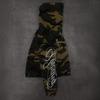 Suéter chaqueta de punto con estampado de camuflaje estilo hip hop de la costa oeste estadounidense, esquema de colores clásico, callejero, moda holgada