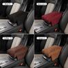Car Armrest Cushion Suede Armrest Cup Holder Center Console Increased Elbow Support  Armrest Cushion Vehicle Arm Storager Box
