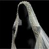 130cm Pearls Tulle Bridal Veil Vintage Waist Length Drop Veil Long Wedding Veil  Wedding Dress