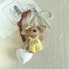 PP Cotton Maillard Plush Doll Pendant Fluffy Soft Puppy Plush Keychain Comfortable Cartoon Plush Doll Key Pendant