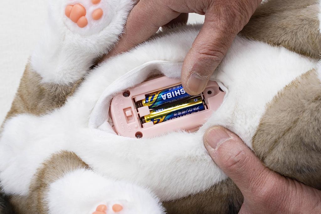 Trend Master Petting Cat EX Tiger [Pet Toy That Meows When Stroked] Realistic Communication Robot