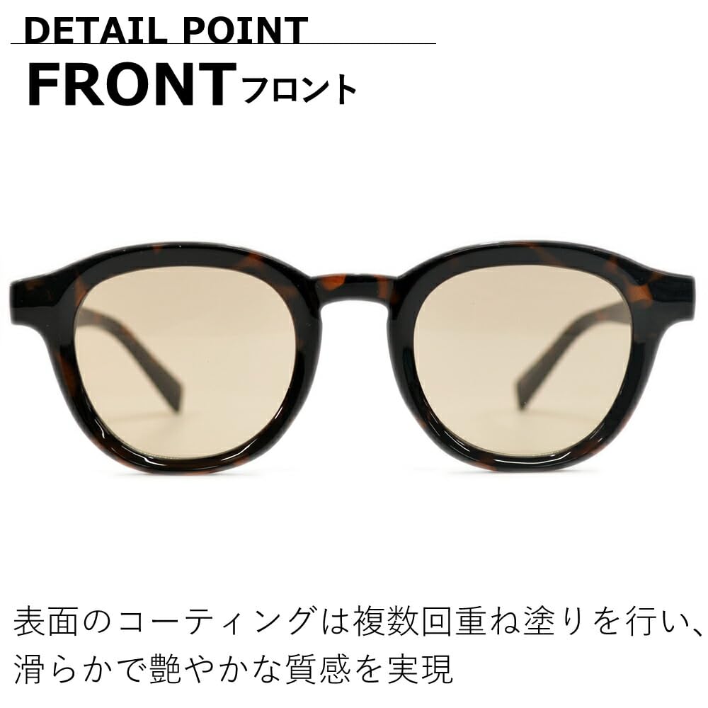 Sunglasses for Men and UV Fashion Thick Wellington Tinted Lenses [MERRY PLEASURE] Women, Protection, Glasses, Frame, Style, (Lightly Colored)