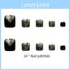 Black Gold Sparkle Toe Nail Stickers Pre-made Female Wearable Removal Carry Cross-border