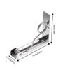 2 Stück Haushalt Edelstahl Tischdecke Tischabdeckung Clips Befestigungsclip Halter Klemmen Party Werkzeug Anti-Rutsch-Clip Tischdeckenhalter