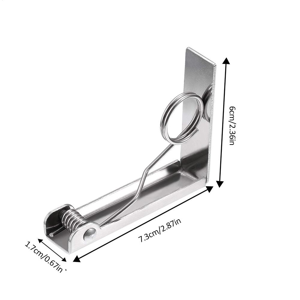 2 Stück Haushalt Edelstahl Tischdecke Tischabdeckung Clips Befestigungsclip Halter Klemmen Party Werkzeug Anti-Rutsch-Clip Tischdeckenhalter