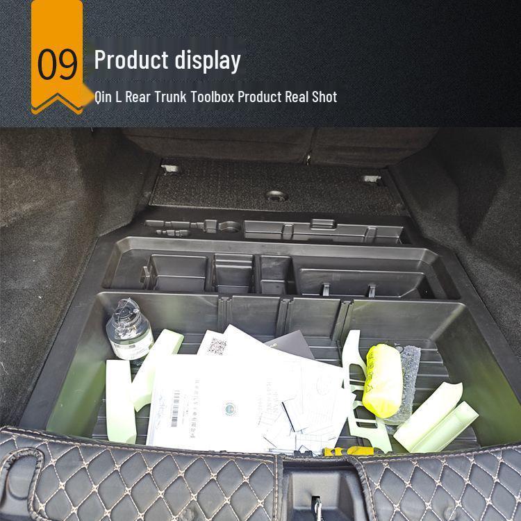 Trunk Storage Box for 24 BYD Models: Qin, L, Seal, 06 - Lower Layer, 80KM Range