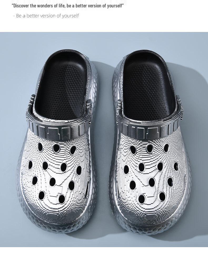 2025 Summer Lightweight EVA Clog Sandals for Men - Non-Slip, Wear-Resistant, Versatile, and Casual with a Thick Sole.