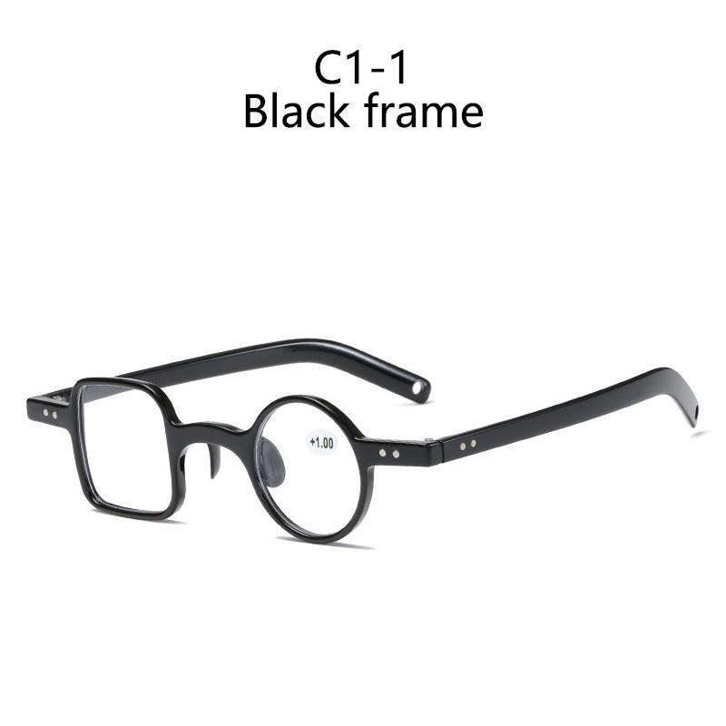 Retro Small Square Round Frame  Eyeglasses Anti-Blue Light Blocking Reading Glasses Transparent Presbyopia Eyewear