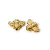 5pcs Butterfly 304 Stainless Steel Insect Beads 18k Gold Plated Delicate Beads Bracelet Necklace Findings For Diy Jewelry Making