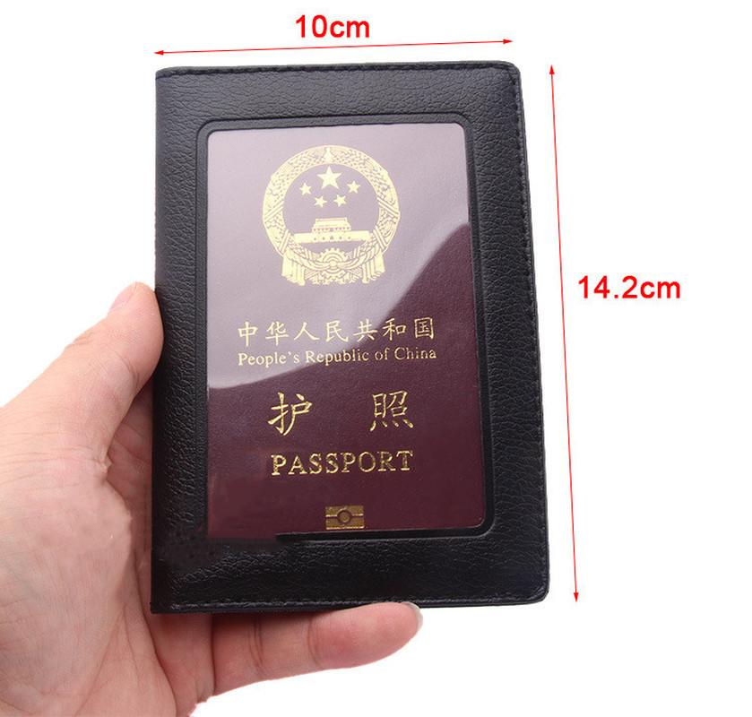 Russia Passport Cover Clear Card ID Holder Case for Travelling PVC Passport Bags