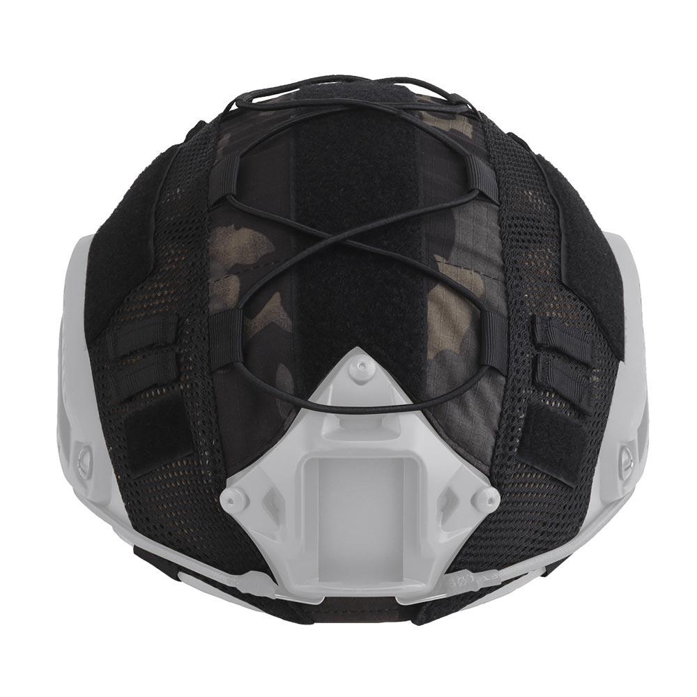 Housse de Casque Camouflage Pour Casque Fast Ops-Core PJ/BJ/MH Housse Militaire Chasse CS Wargame Sport Extérieur M gray